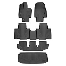 Load image into Gallery viewer, SMARTLINER SA0500/B0522/C0500/E0515 3 Row Floor Liners &amp; Cargo Liner behind the 3rd Row Seats 2020-2022 Toyota Highlander Black