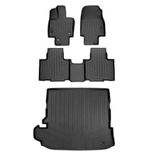 Load image into Gallery viewer, SMARTLINER SA0500/B0522/D0500 2 Row Floor Liners &amp; Cargo Liner behind the 2nd Row Seats 2020-2022 Toyota Highlander Black