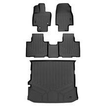 Load image into Gallery viewer, SMARTLINER SA0500/B0522/D0515 2 Row Floor Liners &amp; Cargo Liner behind the 2nd Row Seats 2020-2022 Toyota Highlander Black