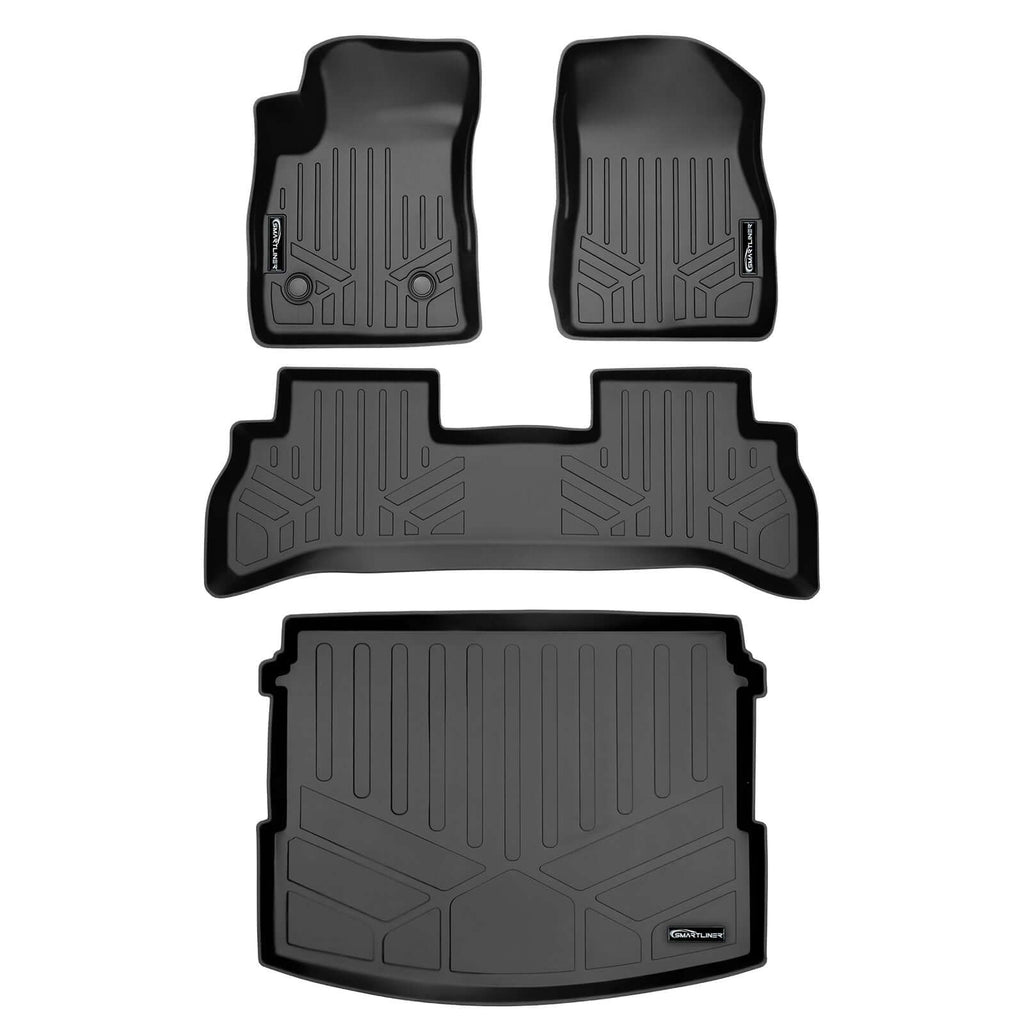 SMARTLINER SA0511/B0511/D0512 2 Row Floor Liners & Cargo Liner behind the 2nd Row Seats 2020-2025 Buick Encore GX Black