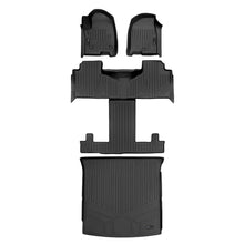 Load image into Gallery viewer, SMARTLINER SA0524/B0524/D0524-R 2 Row Floor Liners &amp; Cargo Liner behind the 2nd Row Seats 2021-2023 Cadillac Escalade   Black