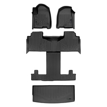 Load image into Gallery viewer, SMARTLINER SA0524/B0524/E0524-R 2 Row Floor Liners &amp; Cargo Liner behind the 3rd Row Seats 2021-2023 Cadillac Escalade   Black