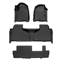 Load image into Gallery viewer, SMARTLINER SA0524/B0525/C0526-R 3 Row Floor Liners  2021-2024 Cadillac Escalade ESV   Black