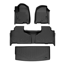 Load image into Gallery viewer, SMARTLINER SA0524/B0525/E0524-R 2 Row Floor Liners &amp; Cargo Liner behind the 3rd Row Seats 2021-2024 Cadillac Escalade   Black