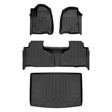 Load image into Gallery viewer, SMARTLINER SA0524/B0525/E0526-R 2 Row Floor Liners &amp; Cargo Liner behind the 3rd Row Seats 2021-2024 Cadillac Escalade ESV   Black