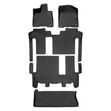 Load image into Gallery viewer, SMARTLINER SA0552/B0552/C0552/E0552 3 Row Floor Liners &amp; Cargo Liner Under The Cargo Deck 2021-2023 Toyota Sienna  Black