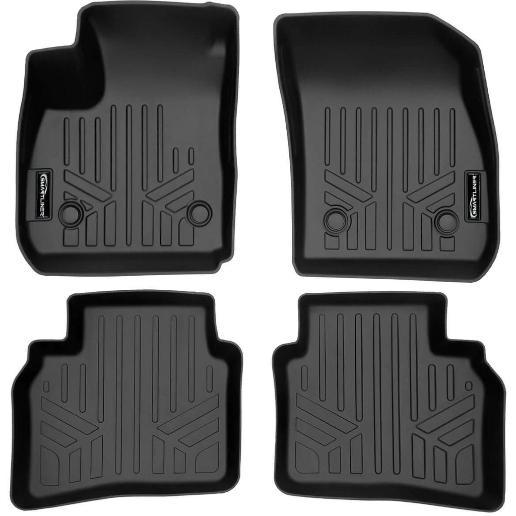 SMARTLINER SA0553/B0553 2 Row Floor Liners 2021-2023 Buick Envision Black