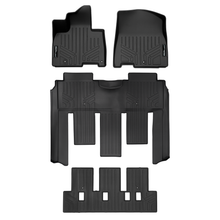 Load image into Gallery viewer, SMARTLINER SA0556/B0730/C0730 3 Row Floor Liners     Black