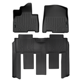 SMARTLINER Custom Fit All Weather Protection Black 2 Row Floor Liners Compatible With    (0)