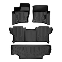Load image into Gallery viewer, SMARTLINER SA0564/B0626/D0626 2 Row Floor Liners &amp; Cargo Liner behind the 2nd Row Seats 2020-2023 Land Rover Defender 90 Black