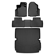 Load image into Gallery viewer, SMARTLINER SA0581/B0581/D0581 2 Row Floor Liners &amp; Cargo Liner behind the 2nd Row Seats 2022-2025 Acura MDX Black