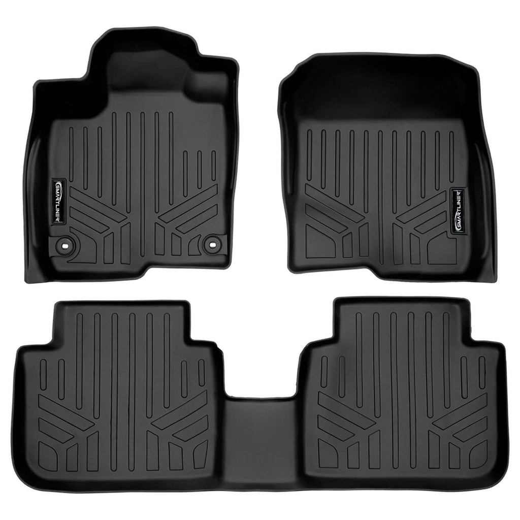 SMARTLINER SA0621/B0621 2 Row Floor Liners 2023-2025 Honda HR-V Black