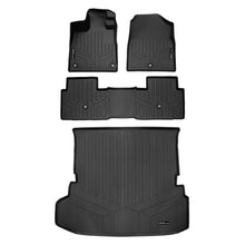 Load image into Gallery viewer, SMARTLINER SA0688/B0688/D0688 2 Row Floor Liners &amp; Cargo Liner behind the 2nd Row Seats 2023-2025 Honda Pilot Black