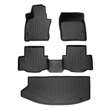 Load image into Gallery viewer, SMARTLINER SA0716/B0716/E0716 2 Row Floor Liners &amp; Cargo Liner behind the 3rd Row Seats 2024 Mazda CX-90 Hybrid Black