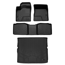 Load image into Gallery viewer, SMARTLINER SA0733/B0733/D0733 2 Row Floor Liners &amp; Cargo Liner behind the 2nd Row Seats 2023-2025 Mitsubishi Outlander PHEV Black