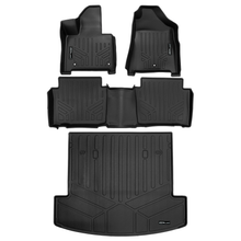 Load image into Gallery viewer, SMARTLINER SA0742/B0751/D0742 2 Row Floor Liners &amp; Cargo Liner behind the 2nd Row Seats    Black