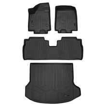 Load image into Gallery viewer, SMARTLINER SA0754/B0754/D0754 2 Row Floor Liners &amp; Cargo Liner behind the 2nd Row Seats 2024-2025 Chevrolet Equinox EV Black