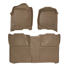 Load image into Gallery viewer, SMARTLINER SA1015/B1020 2 Row Floor Liners 2007-2013 Chevrolet Silverado 1500 Crew Cab2007-2013 GMC Sierra 1500 Crew Cab2007-2014 Chevrolet Silverado HD Models Crew Cab2007-2014 GMC Sierra HD Models Crew Cab Tan