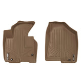 SMARTLINER Custom Fit Floor Mats 1st Row Liner Set Tan Compatible With 2011-2013 Kia Sportage / 2010-2013 Hyundai Tucson