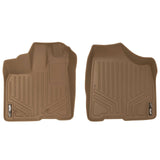 SMARTLINER Custom Fit Floor Mats 1st Row Liner Set Tan Compatible With 2011-2012 Toyota Sienna - All Models