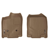 SMARTLINER Custom Fit Floor Mats 1st Row Liner Set Tan Compatible With 2007-2010 Ford Edge / Lincoln MKX