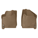 SMARTLINER Custom Fit Floor Mats 1st Row Liner Set Tan Compatible With 2010-2016 Cadillac SRX - All Models