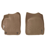 SMARTLINER Custom Fit Floor Mats 1st Row Liner Set Tan Compatible With 2012-2015 Toyota Camry - All Models