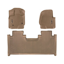 Load image into Gallery viewer, SMARTLINER SA1167/B1199 2 Row Floor Liners 2015-2022 Ford F-150 SuperCab With Front Bench Seats Only Tan
