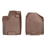 SMARTLINER Custom Fit Floor Mats 1st Row Liner Set Tan Compatible With 2016-2022 Honda Pilot