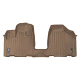 SMARTLINER Custom Fit Floor Mats 1st Row 1 Piece Liner Tan Compatible With 2008-2020 Dodge Grand Caravan / Chrysler Town & Country