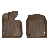 SMARTLINER Custom Fit All Weather Protection Tan 1st Row Liners Compatible With 2012-2018 Ford Focus (Fits Sedan, Hatchback & ST Models)