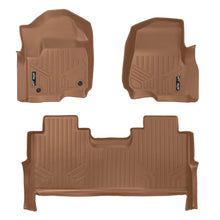 Load image into Gallery viewer, SMARTLINER SA1246/B1246 2 Row Floor Liners 2017-2022 Ford F-250 Super Duty Crew Cab with Front Row Bucket Seats Only2017-2022 Ford F-350 Super Duty Crew Cab with Front Row Bucket Seats Only Tan
