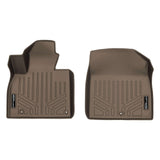 SMARTLINER All Weather Custom Fit Tan 1st Row Floor Mat Liner Set Compatible With 2020-2023 Kia Telluride