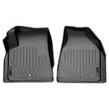 SMARTLINER Custom Fit Floor Mats 1st Row Liner Set Grey Compatible With Traverse / Enclave / Acadia / Outlook