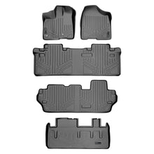 Load image into Gallery viewer, SMARTLINER SA2128/B2083/C2083/D2128 3 Row Floor Liners &amp; Cargo Liner behind the 2nd Row Seats 2013-2020 Toyota Sienna (8 Passenger) Gray