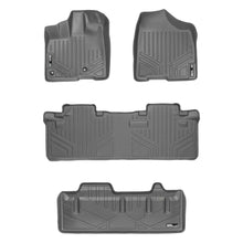 Load image into Gallery viewer, SMARTLINER SA2128/B2083/E2229 2 Row Floor Liners &amp; Cargo Liner behind the 3rd Row Seats 2013-2020 Toyota Sienna (8 Passenger) Gray