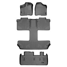 Load image into Gallery viewer, SMARTLINER SA2128/B2128/D2128 2 Row Floor Liners &amp; Cargo Liner behind the 2nd Row Seats 2013-2020 Toyota Sienna (7 Passenger) Gray