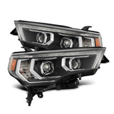 AlphaRex 880808 FITS 880808 FITS 14-22 Toyota 4Runner (2021 Req. Conv) NOVA LED Proj HL Blk w/Actv Light & Seq. Sig + SB DRL