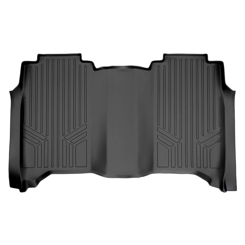 SMARTLINER SB0329 2nd Row Full Coverage Liner 2017-2022 Nissan Titan Crew Cab With Front Row Bench Seat Without Underseat Toolbox<2016-2022 Nissan Titan XD Crew Cab With Front Row Bench Seat Without Underseat Toolbox< Black