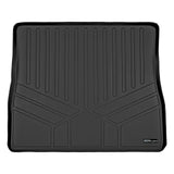 SMARTLINER All Weather Custom Fit Cargo Trunk Liner Floor Mat Behind 2nd Row Black Compatible With 2011-2020 Toyota Sienna