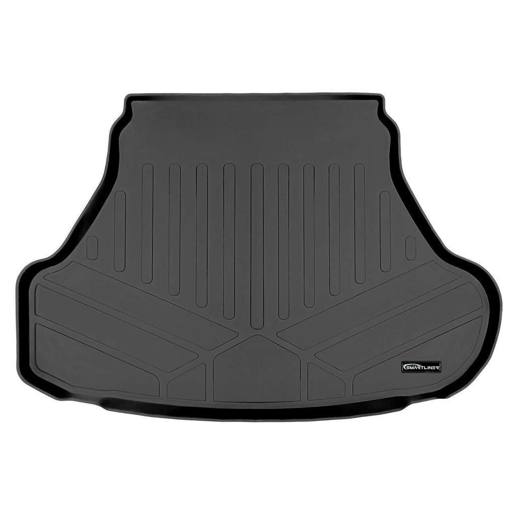 SMARTLINER SD0470 Cargo Liner behind the 2nd Row Seats 2014-2022 Infiniti Q50 3.0t With Spare Tire Black