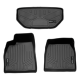 SMARTLINER All Weather Protection Custom Fit Black 1st Row Floor Liner and Front Trunk Liner Set Compatible With 2020-2023 Tesla Model S