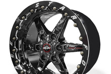 Load image into Gallery viewer, Race Star 93-795852SB FITS 93 Truck Star 17x9.50 6x5.50bc 6.125bs Gloss Black WheelSingle Beadlock