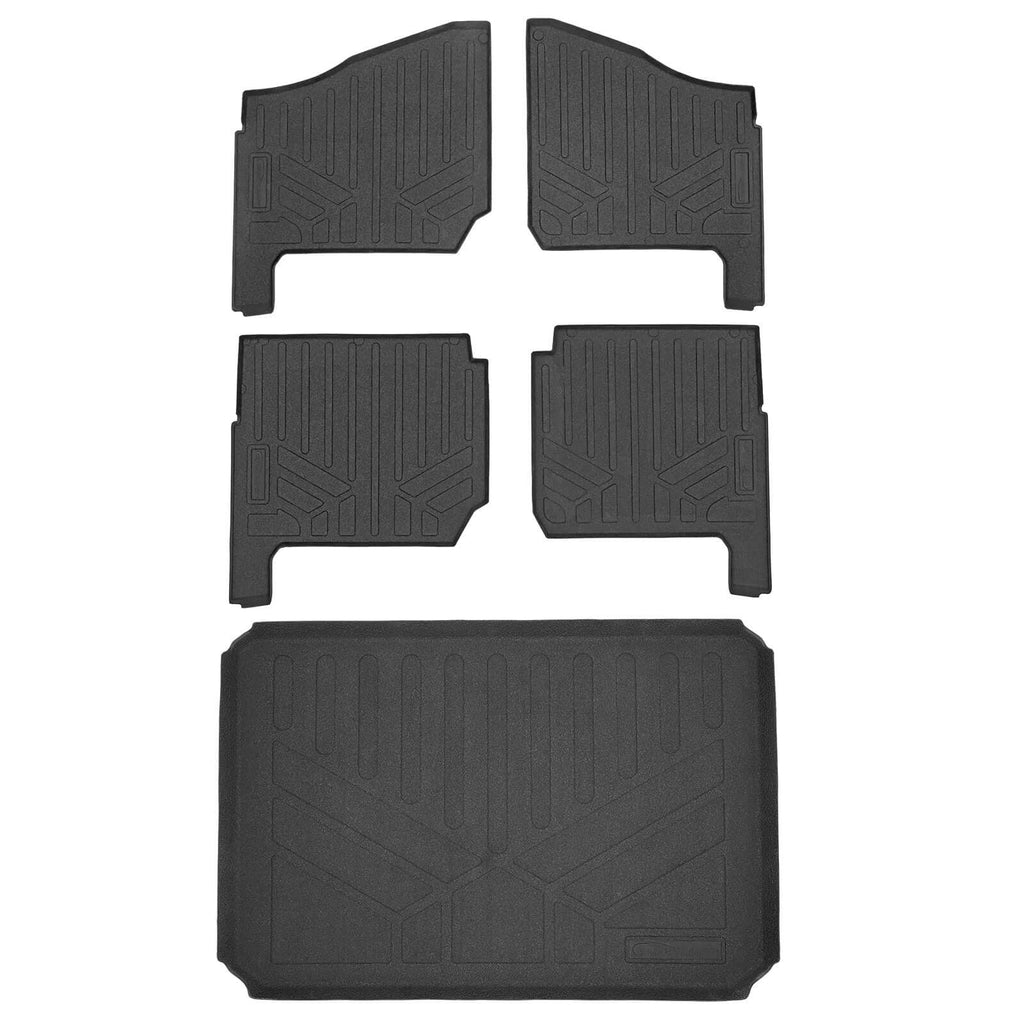 SMARTLINER UA0102/UB0102/UK0102 2 Row UTV and Bed Liners 2019-2021 Polaris Ranger 1000 Black