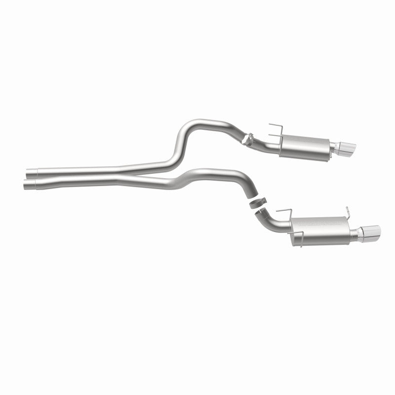 Magnaflow 15149 FITS: MagnaFlow 13 Ford Mustang Dual Split Rear Exit Stainless Cat Back Performance Exhaust (Street)