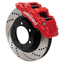 Load image into Gallery viewer, Wilwood 140-17512-DR FITS 21-22 Ford Bronco Aerolite 6R Kit 6 x 5.50in Hub - 13.38in Drilled &amp; Slotted Rotor - Red