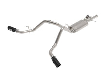 Load image into Gallery viewer, aFe 49-34133-B FITS Gemini XV 3in 304 SS Cat-Back Exhaust w/ Cutout 09-18 GM Trucks 4.3L/4.8L/5.3L w/ Black Tips
