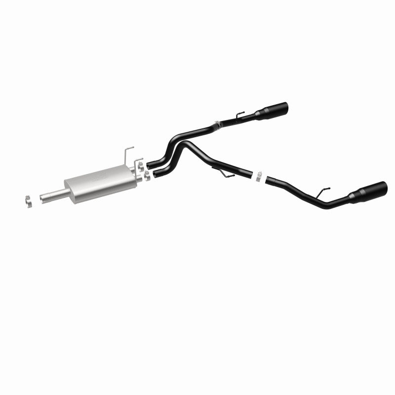 Magnaflow 15363 FITS: 09-15 Dodge Ram 1500 V8 Dual Spilt Rear Exit Black Stainless C/B Perf Exhaust