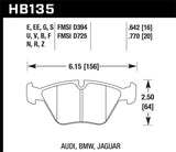 Hawk Performance KHB135B.760 FITS Hawk 1989-1995 BMW 525i HPS 5.0 Front Brake Pads