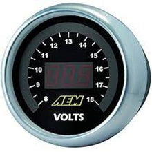 Load image into Gallery viewer, AEM 52mm Voltmeter Digital Gauge